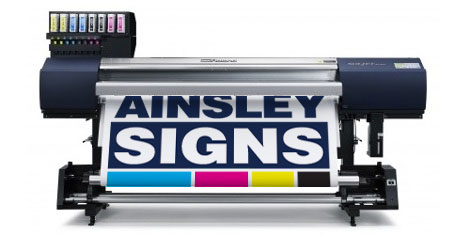 Ainsley Signs opted for the newly launched SolJet EJ-640 which offers rugged construction and low operating costs, allowing for higher volume printing.
