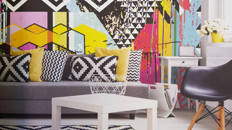 Design world love the concept of structured wallpaper.