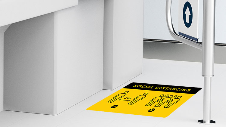 Blog - Keeping people safe with floor graphics.