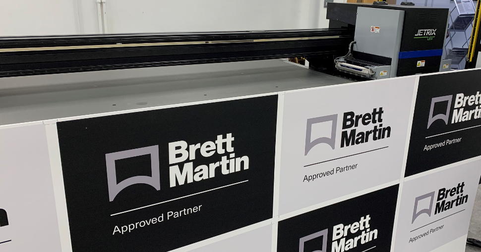JETRIX printers are now an approved partner for Brett Martin medias.