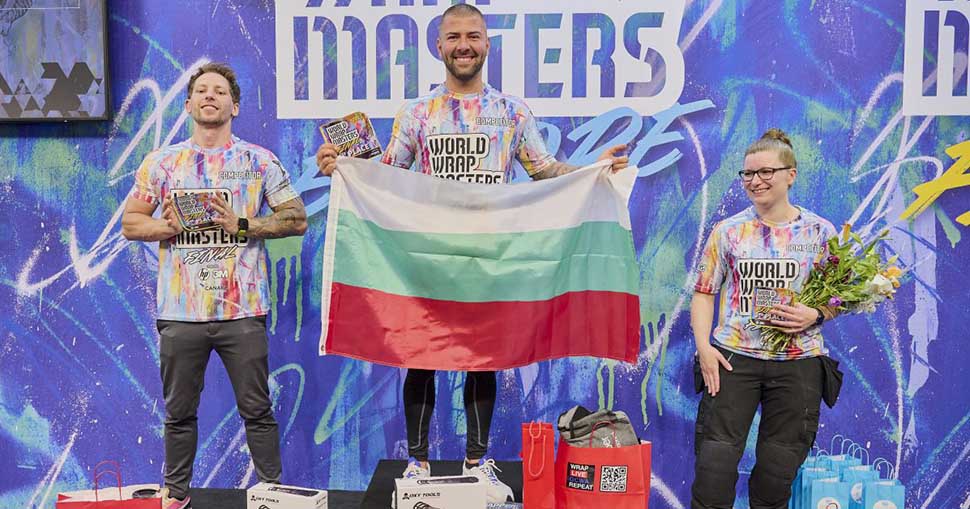 Ivan Tenchev wins World Wrap Masters Crown for Bulgaria at FESPA Global Print Expo 2022.