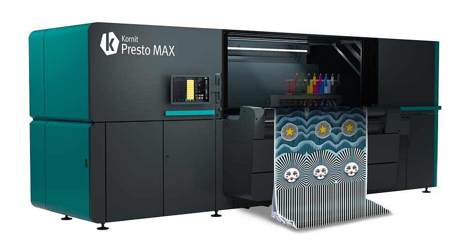 ITMA 2023: Kornit Digital continues to reinvent and reimagine textile decoration with enhanced Presto MAX.