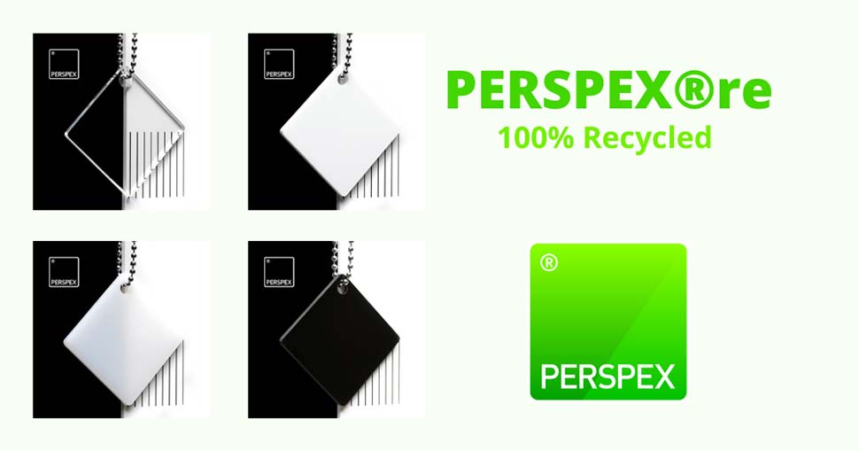 Perspex Distribution introduces PERSPEXre – 100% recycled PERSPEX acrylic.