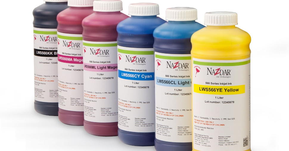 New Nazdar 566 Series designed specifically for use in Oki Colorpainter M-64 LCIS Digital Printers using Oki WX IP6 Inks.