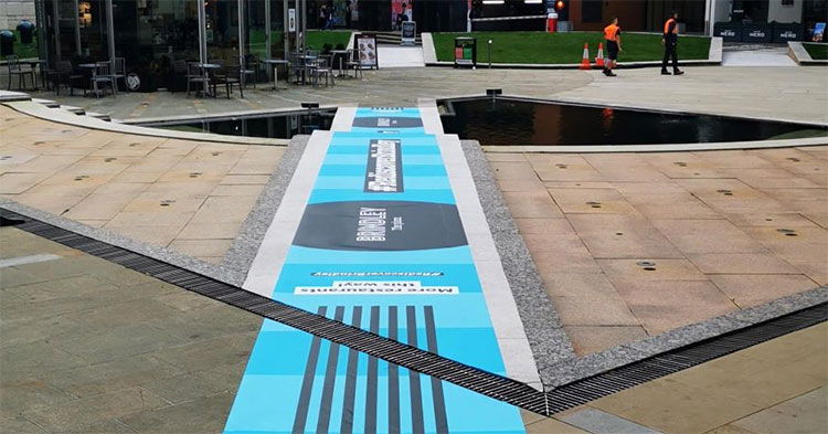 Ollywood transforms busy Birmingham meeting place with Drytac Polar Street FX.