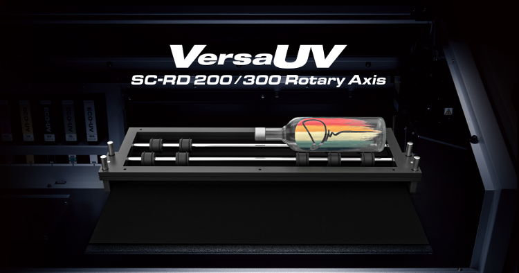 Roland DG launches the SC-RD rotary axis to create new opportunities in 360º UV printing.