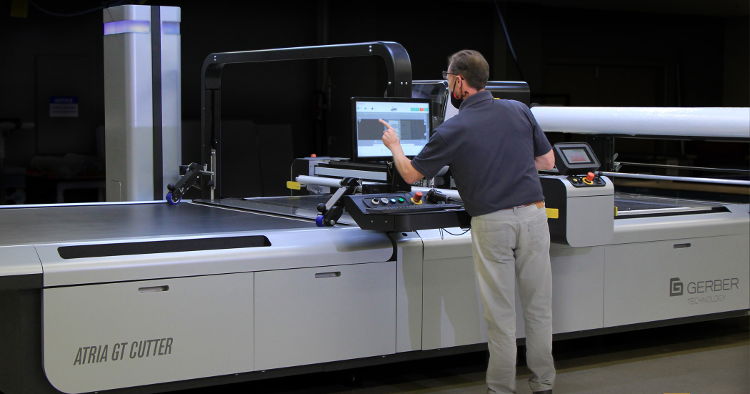 Gerber Technology redefines mass production with launch of The Gerber Atria Digital Cutter.