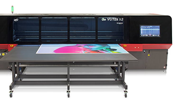 Quarmby Colour installs EFI VUTEk h3 LED Hybrid Printer for high-end quality and productivity.
