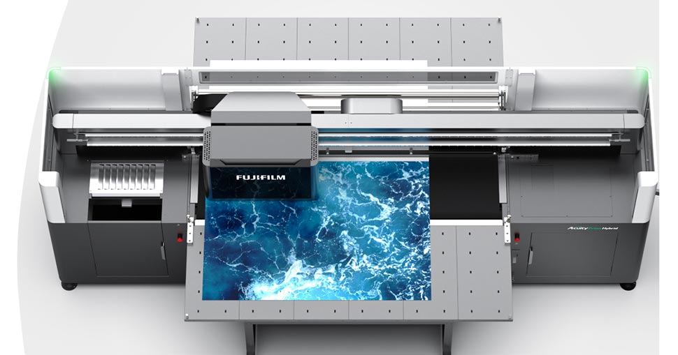 Fujifilm announces brand-new Acuity Prime Hybrid printer at FESPA 2023.
