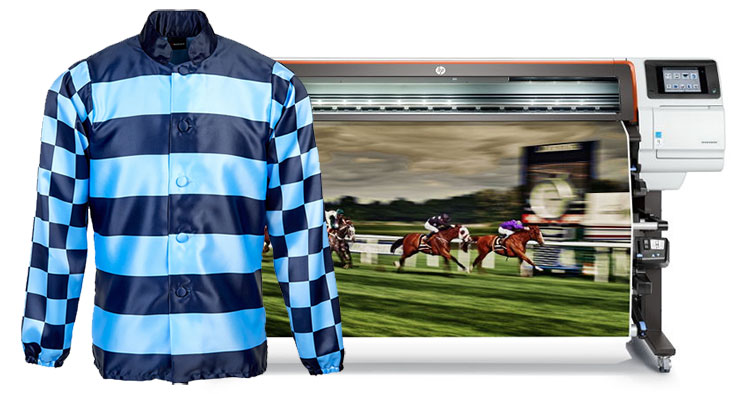 The addition of an HP Stitch S300 digital textile printer has transformed production of custom racing silks for leading equestrian brand Racesafe.