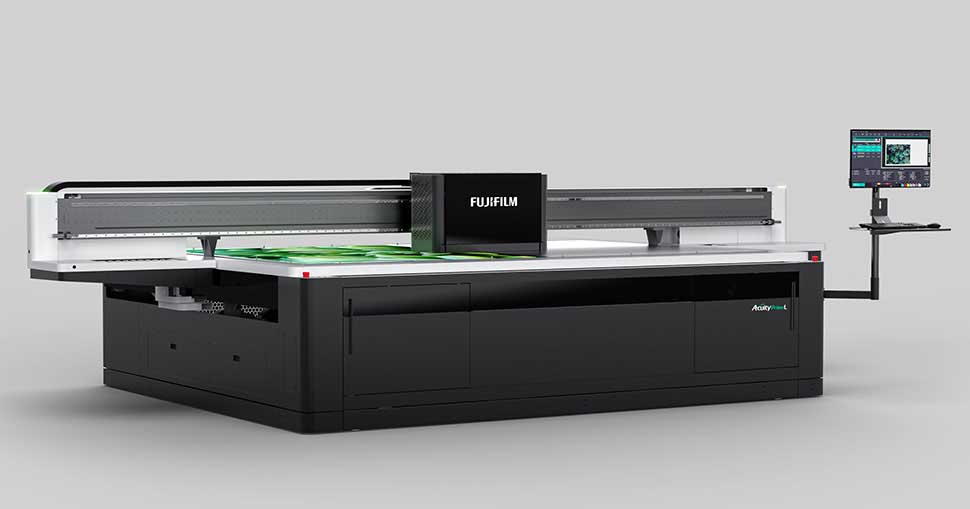 Fujifilm announces the addition of the Acuity Prime L to its Acuity Prime series of flatbed printers at FESPA Global Print Expo 2022.
